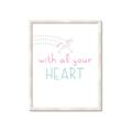 Picture of With All Your heart _GroupedProduct_Rectangle_Portrait_Mini_ _GroupedProduct_Rectangle_Portrait_Framed_Matted_