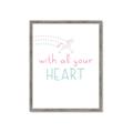Picture of With All Your heart _GroupedProduct_Rectangle_Portrait_Mini_ _GroupedProduct_Rectangle_Portrait_Framed_Matted_