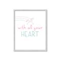 Picture of With All Your heart _GroupedProduct_Rectangle_Portrait_Mini_ _GroupedProduct_Rectangle_Portrait_Framed_Matted_