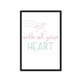 Picture of With All Your heart _GroupedProduct_Rectangle_Portrait_Mini_ _GroupedProduct_Rectangle_Portrait_Framed_Matted_