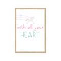 Picture of With All Your heart _GroupedProduct_Rectangle_Portrait_Mini_ _GroupedProduct_Rectangle_Portrait_Framed_Matted_
