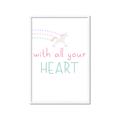 Picture of With All Your heart _GroupedProduct_Rectangle_Portrait_Mini_ _GroupedProduct_Rectangle_Portrait_Framed_Matted_