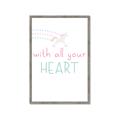 Picture of With All Your heart _GroupedProduct_Rectangle_Portrait_Mini_ _GroupedProduct_Rectangle_Portrait_Framed_Matted_