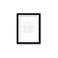 Picture of With All Your heart _GroupedProduct_Rectangle_Portrait_Mini_ _GroupedProduct_Rectangle_Portrait_Framed_Matted_