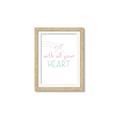 Picture of With All Your heart _GroupedProduct_Rectangle_Portrait_Mini_ _GroupedProduct_Rectangle_Portrait_Framed_Matted_