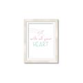 Picture of With All Your heart _GroupedProduct_Rectangle_Portrait_Mini_ _GroupedProduct_Rectangle_Portrait_Framed_Matted_