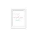 Picture of With All Your heart _GroupedProduct_Rectangle_Portrait_Mini_ _GroupedProduct_Rectangle_Portrait_Framed_Matted_
