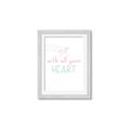 Picture of With All Your heart _GroupedProduct_Rectangle_Portrait_Mini_ _GroupedProduct_Rectangle_Portrait_Framed_Matted_