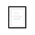 Picture of With All Your heart _GroupedProduct_Rectangle_Portrait_Mini_ _GroupedProduct_Rectangle_Portrait_Framed_Matted_