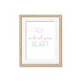 Picture of With All Your heart _GroupedProduct_Rectangle_Portrait_Mini_ _GroupedProduct_Rectangle_Portrait_Framed_Matted_
