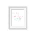 Picture of With All Your heart _GroupedProduct_Rectangle_Portrait_Mini_ _GroupedProduct_Rectangle_Portrait_Framed_Matted_