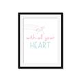 Picture of With All Your heart _GroupedProduct_Rectangle_Portrait_Mini_ _GroupedProduct_Rectangle_Portrait_Framed_Matted_