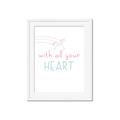 Picture of With All Your heart _GroupedProduct_Rectangle_Portrait_Mini_ _GroupedProduct_Rectangle_Portrait_Framed_Matted_