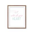 Picture of With All Your heart _GroupedProduct_Rectangle_Portrait_Mini_ _GroupedProduct_Rectangle_Portrait_Framed_Matted_