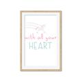 Picture of With All Your heart _GroupedProduct_Rectangle_Portrait_Mini_ _GroupedProduct_Rectangle_Portrait_Framed_Matted_