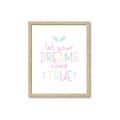Picture of Let Your Dreams Come True _GroupedProduct_Rectangle_Portrait_Mini_ _GroupedProduct_Rectangle_Portrait_Framed_Matted_