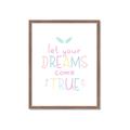 Picture of Let Your Dreams Come True _GroupedProduct_Rectangle_Portrait_Mini_ _GroupedProduct_Rectangle_Portrait_Framed_Matted_