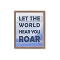 Picture of Let the World Hear You Dino _GroupedProduct_Rectangle_Portrait_Mini_ _GroupedProduct_Rectangle_Portrait_Framed_Matted_