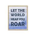 Picture of Let the World Hear You Dino _GroupedProduct_Rectangle_Portrait_Mini_ _GroupedProduct_Rectangle_Portrait_Framed_Matted_