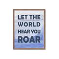 Picture of Let the World Hear You Dino _GroupedProduct_Rectangle_Portrait_Mini_ _GroupedProduct_Rectangle_Portrait_Framed_Matted_