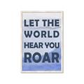 Picture of Let the World Hear You Dino _GroupedProduct_Rectangle_Portrait_Mini_ _GroupedProduct_Rectangle_Portrait_Framed_Matted_