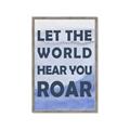 Picture of Let the World Hear You Dino _GroupedProduct_Rectangle_Portrait_Mini_ _GroupedProduct_Rectangle_Portrait_Framed_Matted_