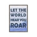 Picture of Let the World Hear You Dino _GroupedProduct_Rectangle_Portrait_Mini_ _GroupedProduct_Rectangle_Portrait_Framed_Matted_