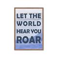 Picture of Let the World Hear You Dino _GroupedProduct_Rectangle_Portrait_Mini_ _GroupedProduct_Rectangle_Portrait_Framed_Matted_