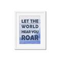 Picture of Let the World Hear You Dino _GroupedProduct_Rectangle_Portrait_Mini_ _GroupedProduct_Rectangle_Portrait_Framed_Matted_