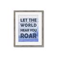 Picture of Let the World Hear You Dino _GroupedProduct_Rectangle_Portrait_Mini_ _GroupedProduct_Rectangle_Portrait_Framed_Matted_
