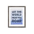 Picture of Let the World Hear You Dino _GroupedProduct_Rectangle_Portrait_Mini_ _GroupedProduct_Rectangle_Portrait_Framed_Matted_