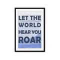 Picture of Let the World Hear You Dino _GroupedProduct_Rectangle_Portrait_Mini_ _GroupedProduct_Rectangle_Portrait_Framed_Matted_