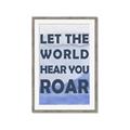 Picture of Let the World Hear You Dino _GroupedProduct_Rectangle_Portrait_Mini_ _GroupedProduct_Rectangle_Portrait_Framed_Matted_