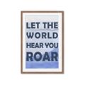 Picture of Let the World Hear You Dino _GroupedProduct_Rectangle_Portrait_Mini_ _GroupedProduct_Rectangle_Portrait_Framed_Matted_