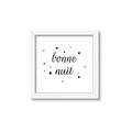 Picture of Bonne Nuit Stars _GroupedProduct_Square_Mini_ _GroupedProduct_Square_Framed_Matted_