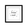 Picture of Bonne Nuit Stars _GroupedProduct_Square_Mini_ _GroupedProduct_Square_Framed_Matted_
