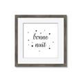 Picture of Bonne Nuit Stars _GroupedProduct_Square_Mini_ _GroupedProduct_Square_Framed_Matted_