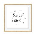 Picture of Bonne Nuit Stars _GroupedProduct_Square_Mini_ _GroupedProduct_Square_Framed_Matted_