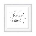 Picture of Bonne Nuit Stars _GroupedProduct_Square_Mini_ _GroupedProduct_Square_Framed_Matted_