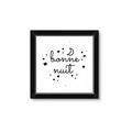 Picture of Bonne nuit _GroupedProduct_Square_Mini_ _GroupedProduct_Square_Framed_Matted_