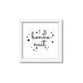 Picture of Bonne nuit _GroupedProduct_Square_Mini_ _GroupedProduct_Square_Framed_Matted_