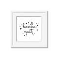 Picture of Bonne nuit _GroupedProduct_Square_Mini_ _GroupedProduct_Square_Framed_Matted_
