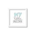 Picture of My Little Unicorn I _GroupedProduct_Square_Mini_ _GroupedProduct_Square_Framed_Matted_