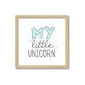 Picture of My Little Unicorn I _GroupedProduct_Square_Mini_ _GroupedProduct_Square_Framed_Matted_