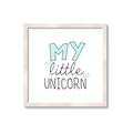 Picture of My Little Unicorn I _GroupedProduct_Square_Mini_ _GroupedProduct_Square_Framed_Matted_