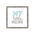 Picture of My Little Unicorn I _GroupedProduct_Square_Mini_ _GroupedProduct_Square_Framed_Matted_