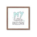 Picture of My Little Unicorn I _GroupedProduct_Square_Mini_ _GroupedProduct_Square_Framed_Matted_