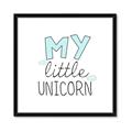 Picture of My Little Unicorn I _GroupedProduct_Square_Mini_ _GroupedProduct_Square_Framed_Matted_