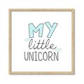 Picture of My Little Unicorn I _GroupedProduct_Square_Mini_ _GroupedProduct_Square_Framed_Matted_