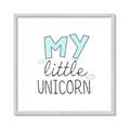 Picture of My Little Unicorn I _GroupedProduct_Square_Mini_ _GroupedProduct_Square_Framed_Matted_